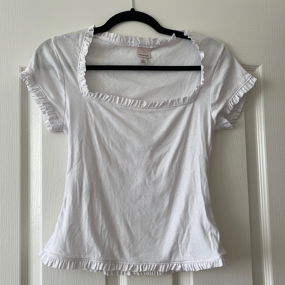 Cinq A Sept ruffle shirt